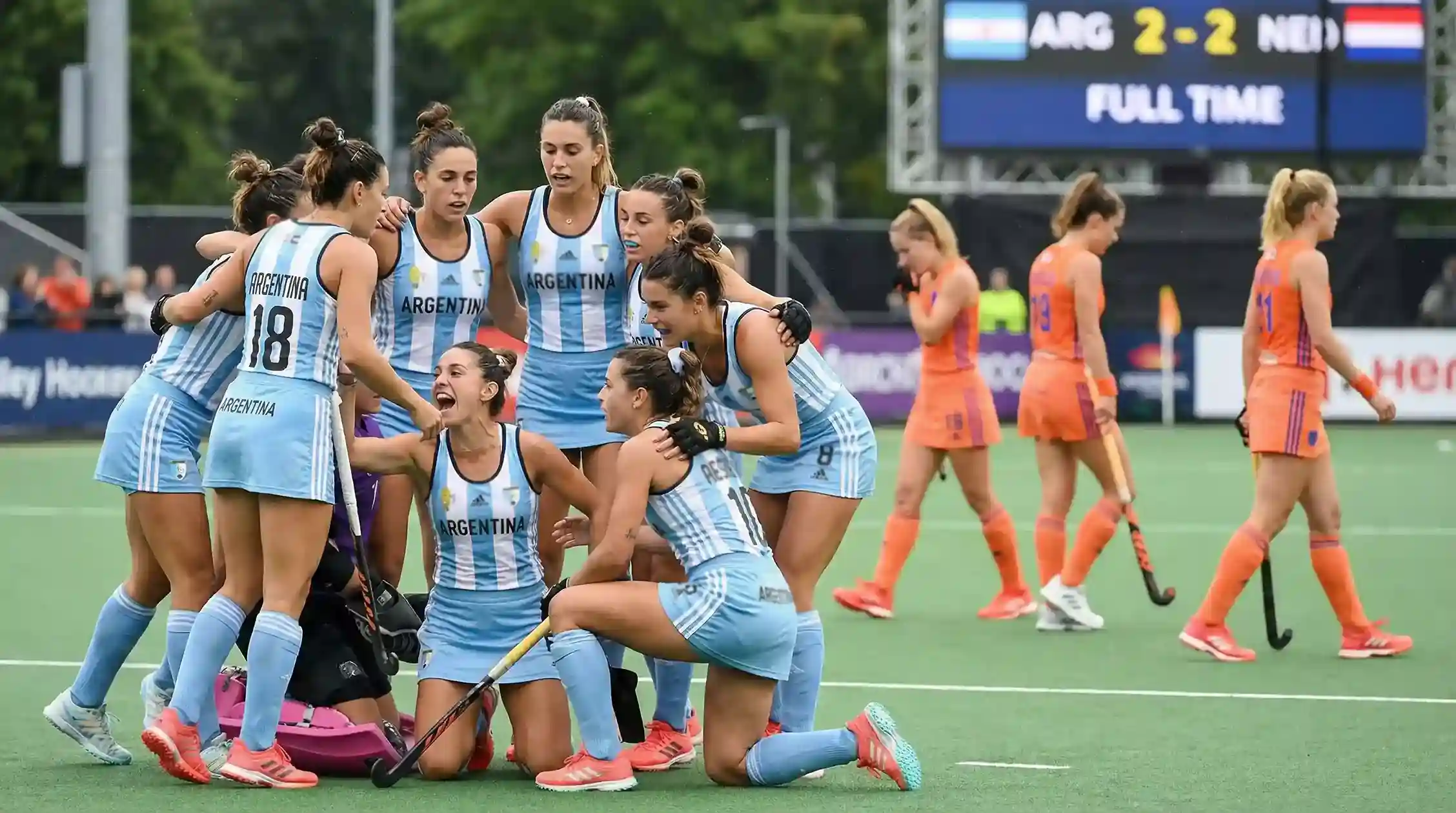 Argentijnse hockeysters tonen passie en vechtlust op het veld