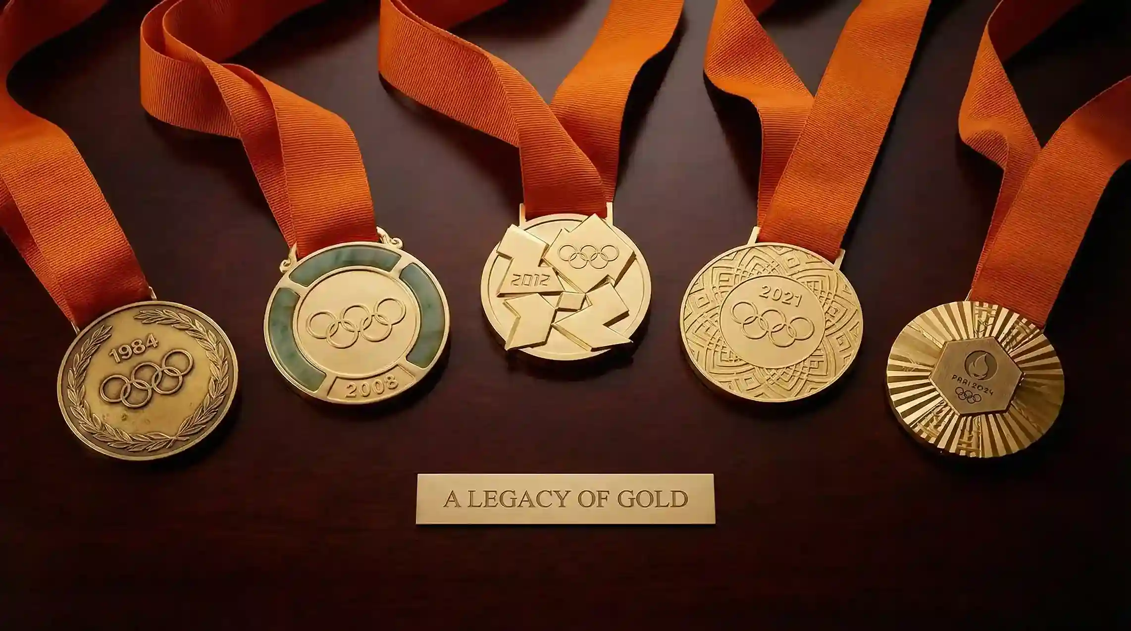 Vijf olympische gouden medailles van het Nederlandse hockeyteam