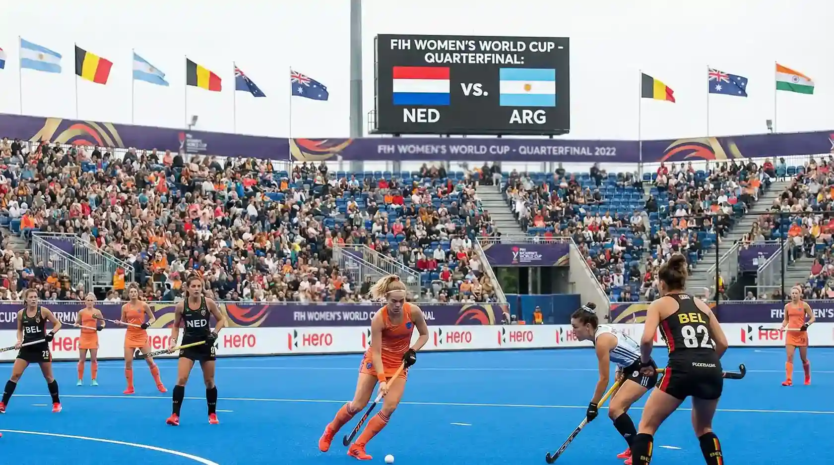 Internationale hockeyteams gerangschikt op de FIH Wereldranglijst