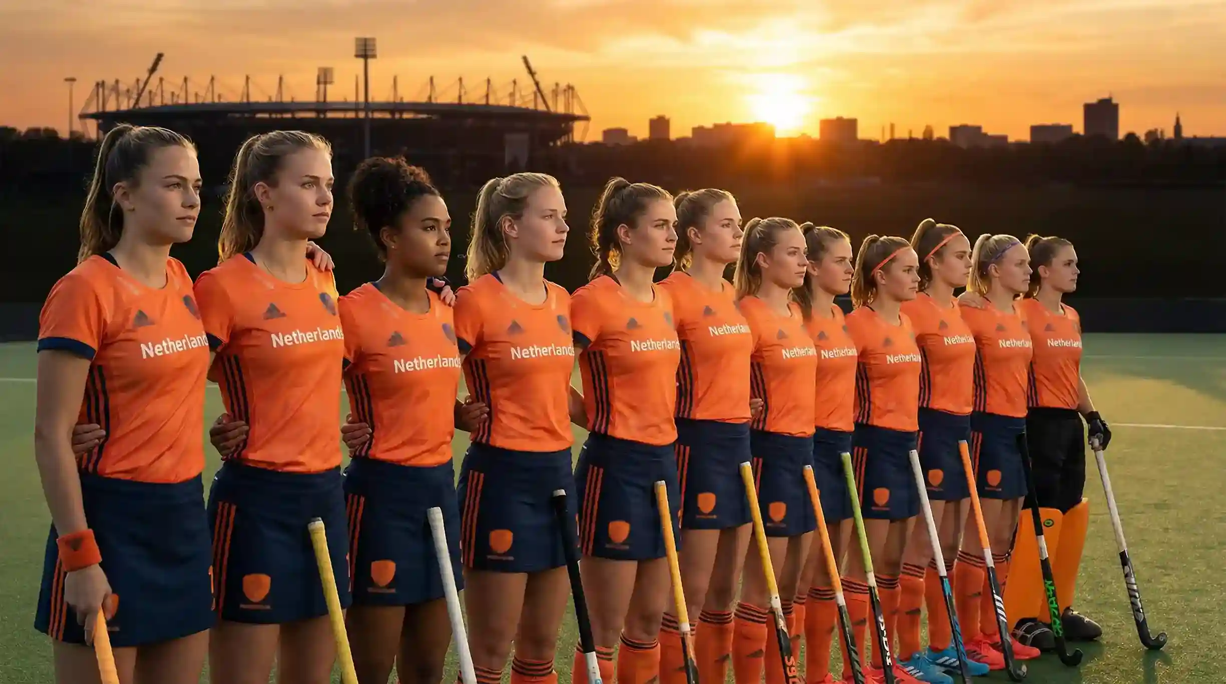 Jong hockeyteam kijkt uit naar de Olympische Spelen van Los Angeles 2028