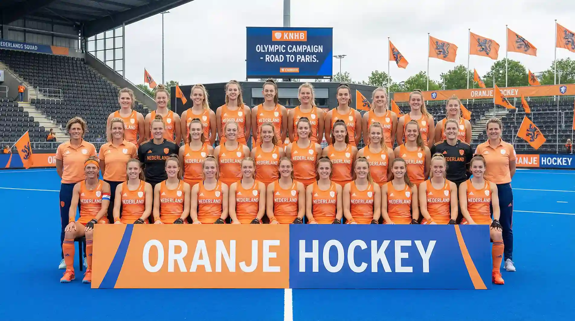 Potenti&euml;le selectie van Nederlandse hockeydames voor Los Angeles 2028