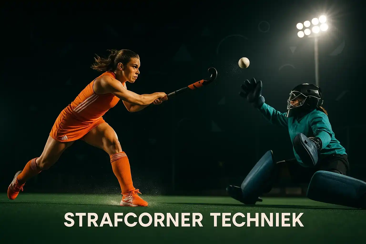 Nederlandse speelster neemt dodelijke strafcorner met hoog conversiepercentage