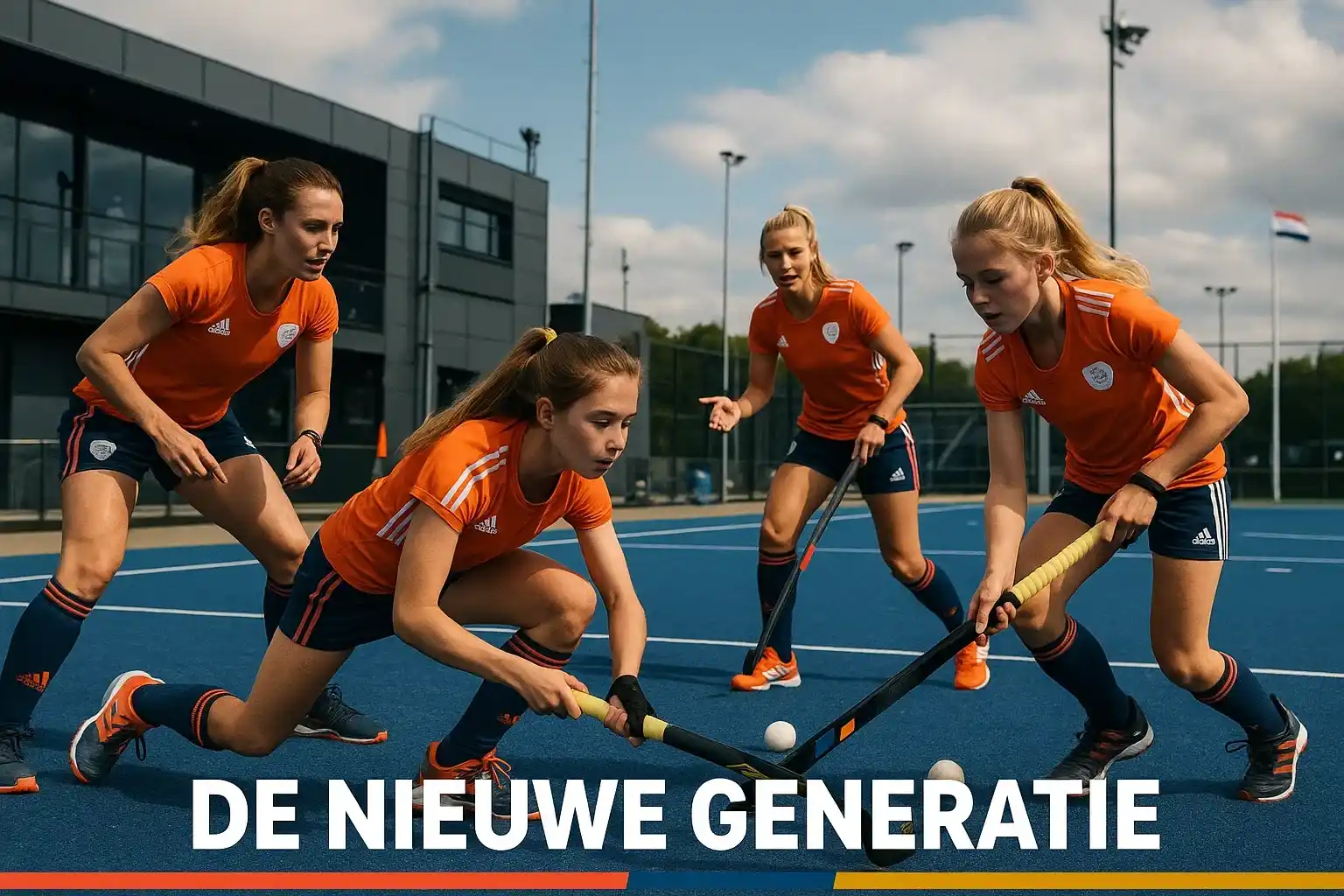 Toekomstig Nederlands hockeyteam in training met mix van ervaring en jong talent