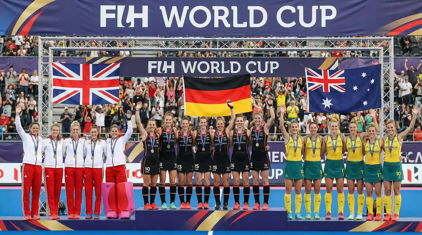Drie nationale hockeyteams vergeleken op het internationale podium