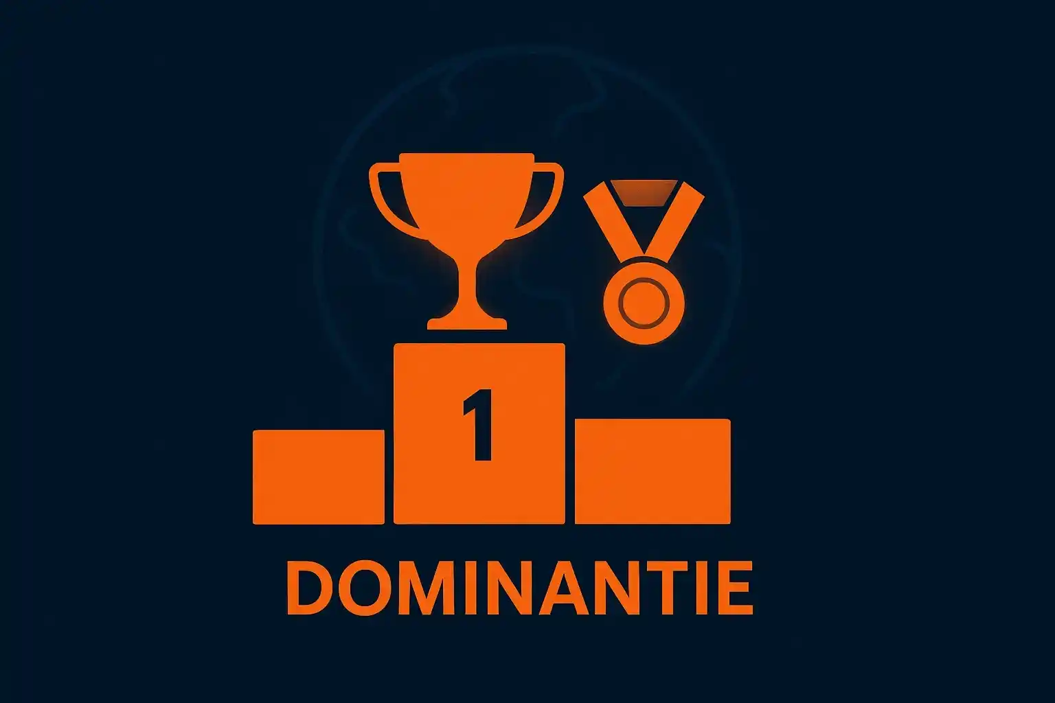 Visualisatie van Nederlandse nummer &eacute;&eacute;n positie op de wereldranglijst hockey